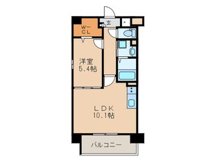 ラフレシーサ医大通りの物件間取画像